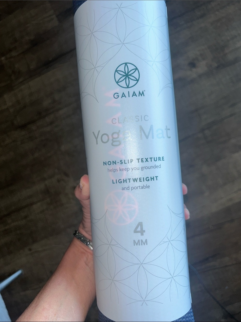GAIAM Yoga Mat - Blue BNWT 4MM LIGHTWEIGHT